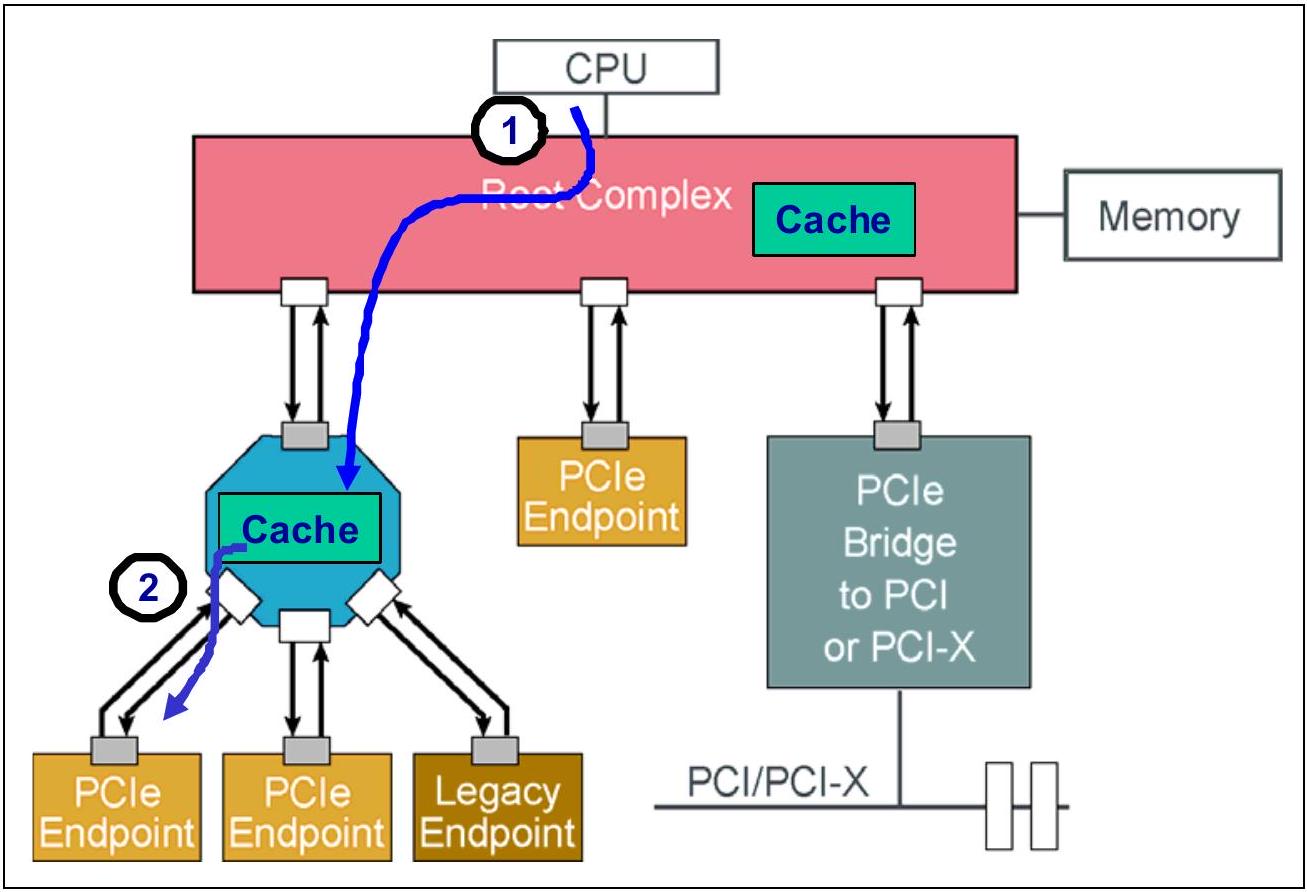 图 20-13：面向端点的 TLP 的 TPH 使用方式